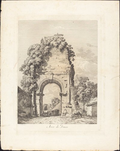 Arch of Drusus by Jacob Wilhelm Mechau