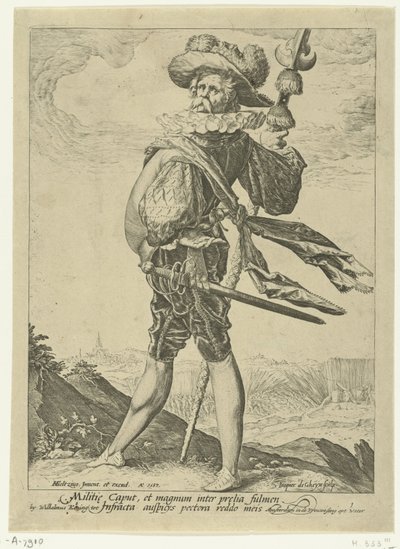 Colonel (Officers and Soldiers series) by Jacob de Gheyn (II)