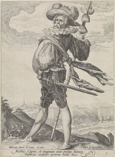 Colonel (Officers and Soldiers) by Jacob de Gheyn (II)