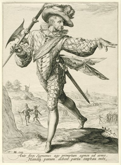 Sergeant (Officers and Soldiers) by Jacob de Gheyn (II)