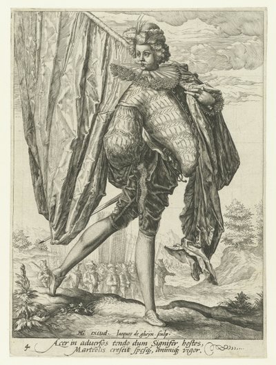 Ensign (Officers and Soldiers) by Jacob de Gheyn (II)