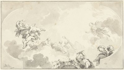 Design for Ceiling Painting by Jacob de Wit