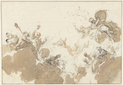 Design for Ceiling Painting by Jacob de Wit