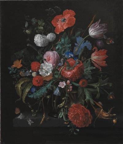 A Bunch of Flowers by Jacob van Walscapelle