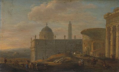 Italian City View by Jacob van der Ulft