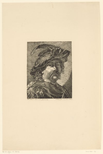 Self-Portrait of Rembrandt by Jacobus Adrianus Weiland