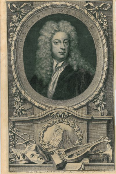 Joseph Addison by Jacobus Houbracken