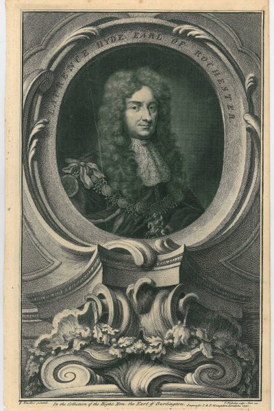 Laurence Hyde, Earl of Rochester by Jacobus Houbracken