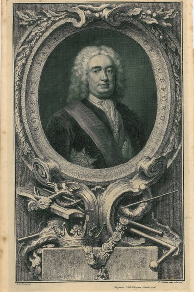 Robert, Earl of Orford, 1746 by Jacobus Houbracken