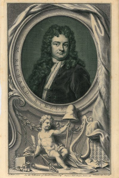 Sir Richard Steele by Jacobus Houbracken