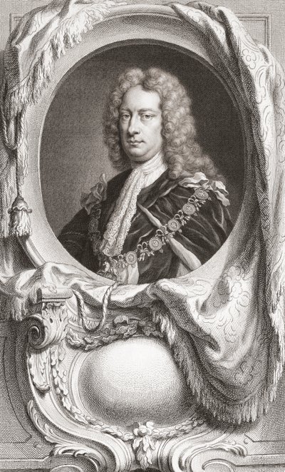 Charles Spencer, 3rd Earl of Sunderland by Jacobus Houbraken