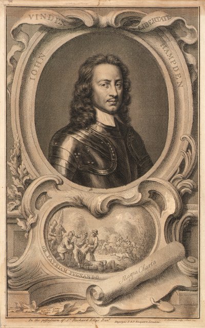 John Hampden by Jacobus Houbraken