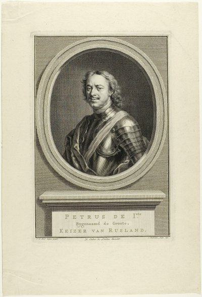 Peter I of Russia by Jacobus Houbraken
