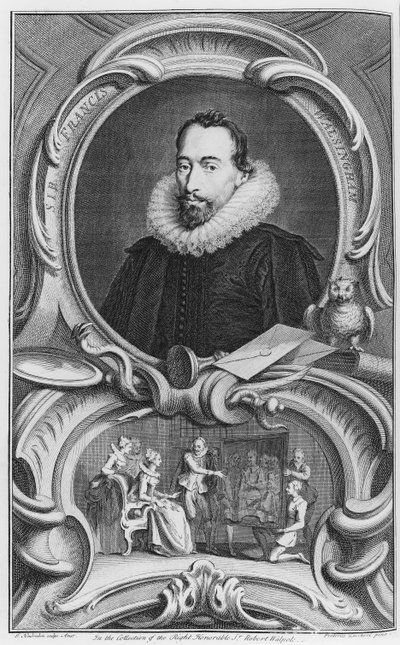 Sir Francis Walsingham by Jacobus Houbraken