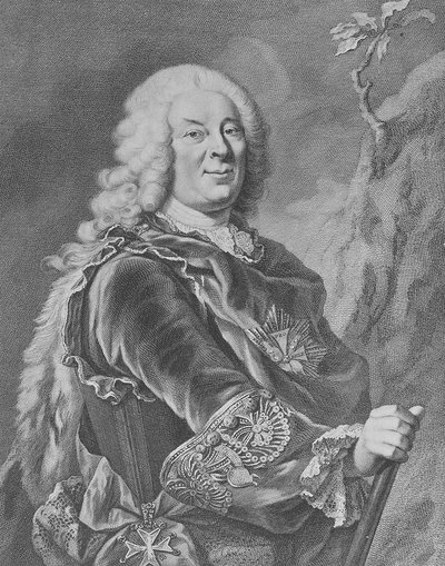Wilhelm VIII, Landgrave of Hesse-Kassel by Jacobus Houbraken