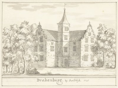 Castle Drakenburg near Soestdijk by Jacobus Stellingwerff