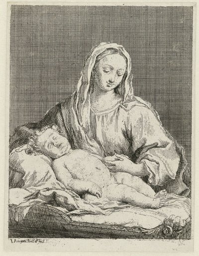 Mary with Child by Jacopo Amigoni