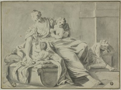Mother and Three Children by Jacopo Amigoni