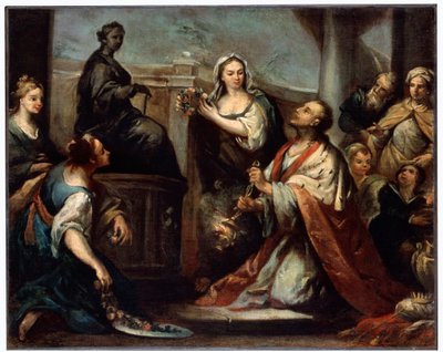 The Idolatry of King Solomon by Jacopo Amigoni