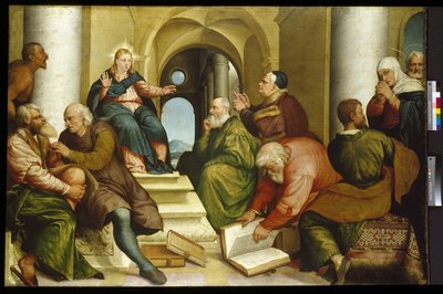 Christ among the Doctors, 16th century by Jacopo Bassano