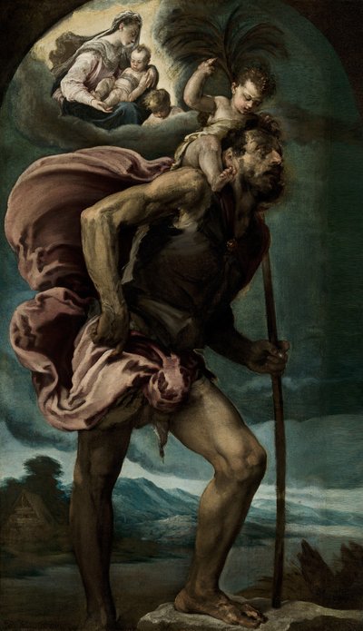 Saint Christopher by Jacopo Bassano il vecchio