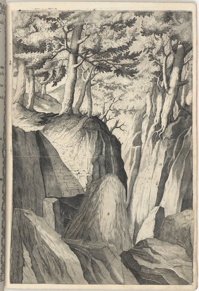The Prominent Rock (plate I) by Jacopo Ligozzi
