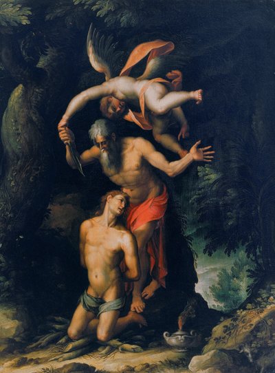 The Sacrifice of Isaac by Jacopo Ligozzi