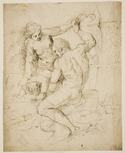 The Castigation of Cupid by Jacopo Palma