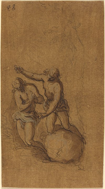The Baptism of Christ by Jacopo Palma il Giovane