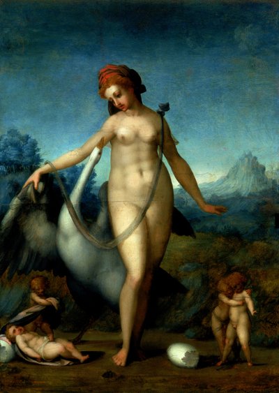 Leda and the Swan by Jacopo Pontormo