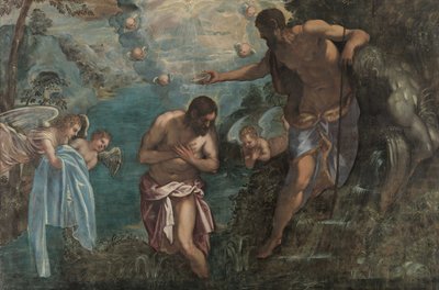 Baptism of Christ by Jacopo Robusti Tintoretto