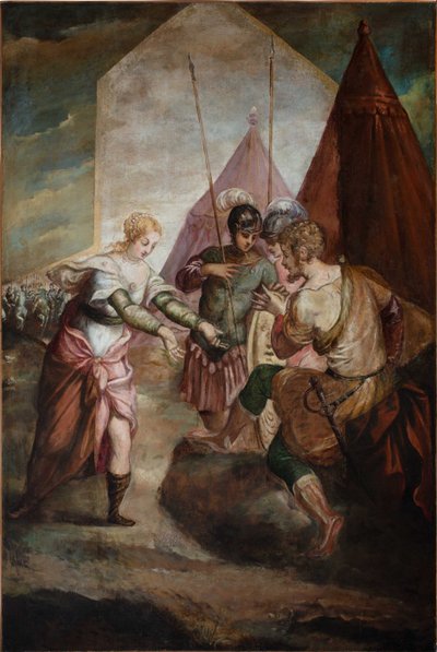 Briseis and Achilles by Jacopo Robusti Tintoretto