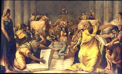 Christ Among the Doctors by Jacopo Robusti Tintoretto