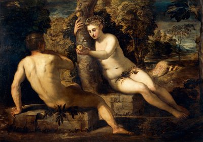 Original sin by Jacopo Robusti Tintoretto