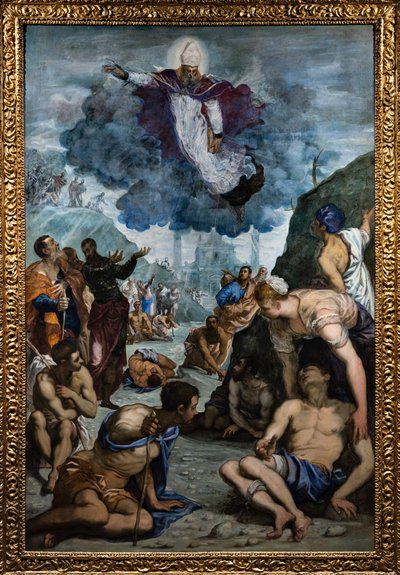 St. Augustine heals the lame by Jacopo Robusti Tintoretto