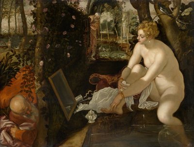 Susanna Bathing by Jacopo Robusti Tintoretto