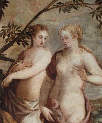 The Judgement of Paris (Detail) by Jacopo Robusti Tintoretto