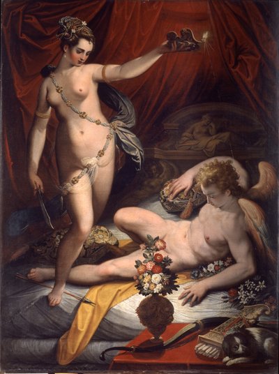 Amor and Psyche by Jacopo Zucchi