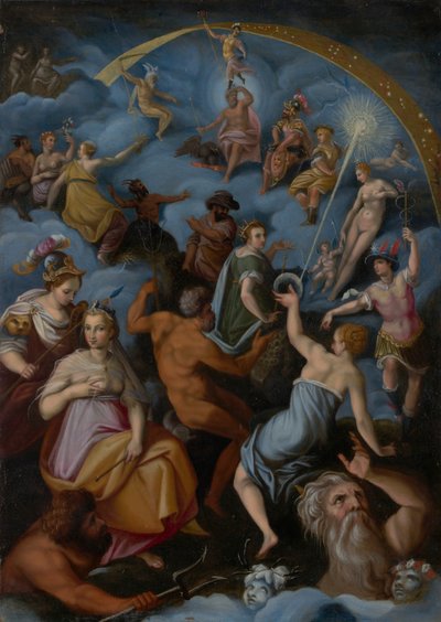 The Assembly of the Gods by Jacopo Zucchi