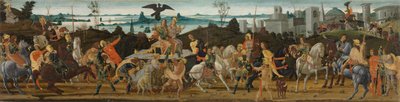 Tarquinius Priscus Entering Rome, c. 1470 by Jacopo del Sellaio
