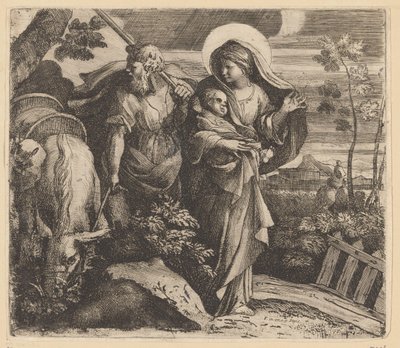 Flight into Egypt by Jacques Antoine Friquet de Vauroze