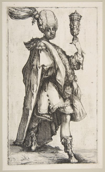 Balthasar, from Three Magi Series by Jacques Bellange