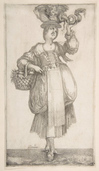 Hortulana, from Hortulanae Series by Jacques Bellange