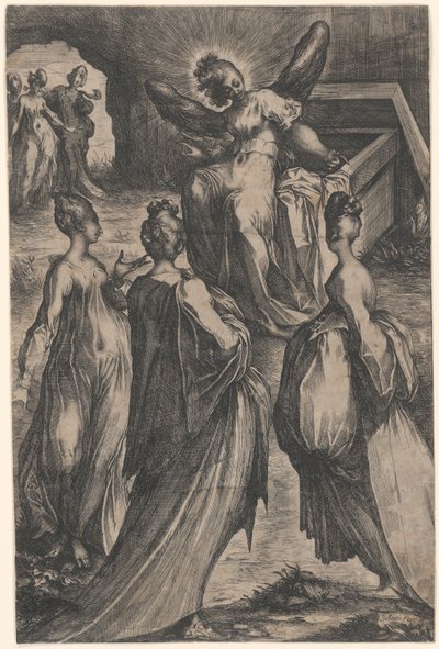 Three Marys at the Tomb by Jacques Bellange