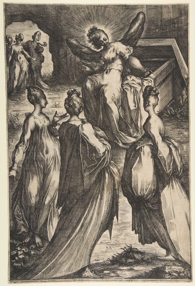 Three Marys at the Tomb by Jacques Bellange