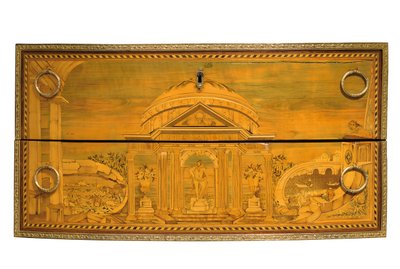 Detail of a Louis XVI commode by Jacques Birckle