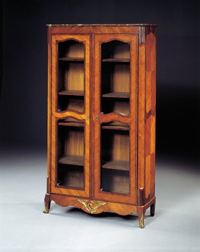 Louis XV bookcase by Jacques Birckle