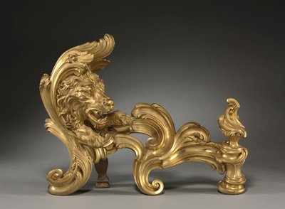 Pair of Andirons (Chenets), 1752 by Jacques Caffieri