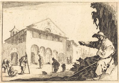 Almshouse by Jacques Callot