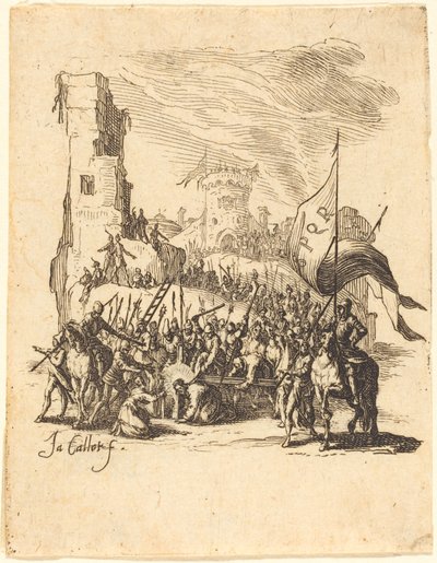 Christ Carrying the Cross by Jacques Callot